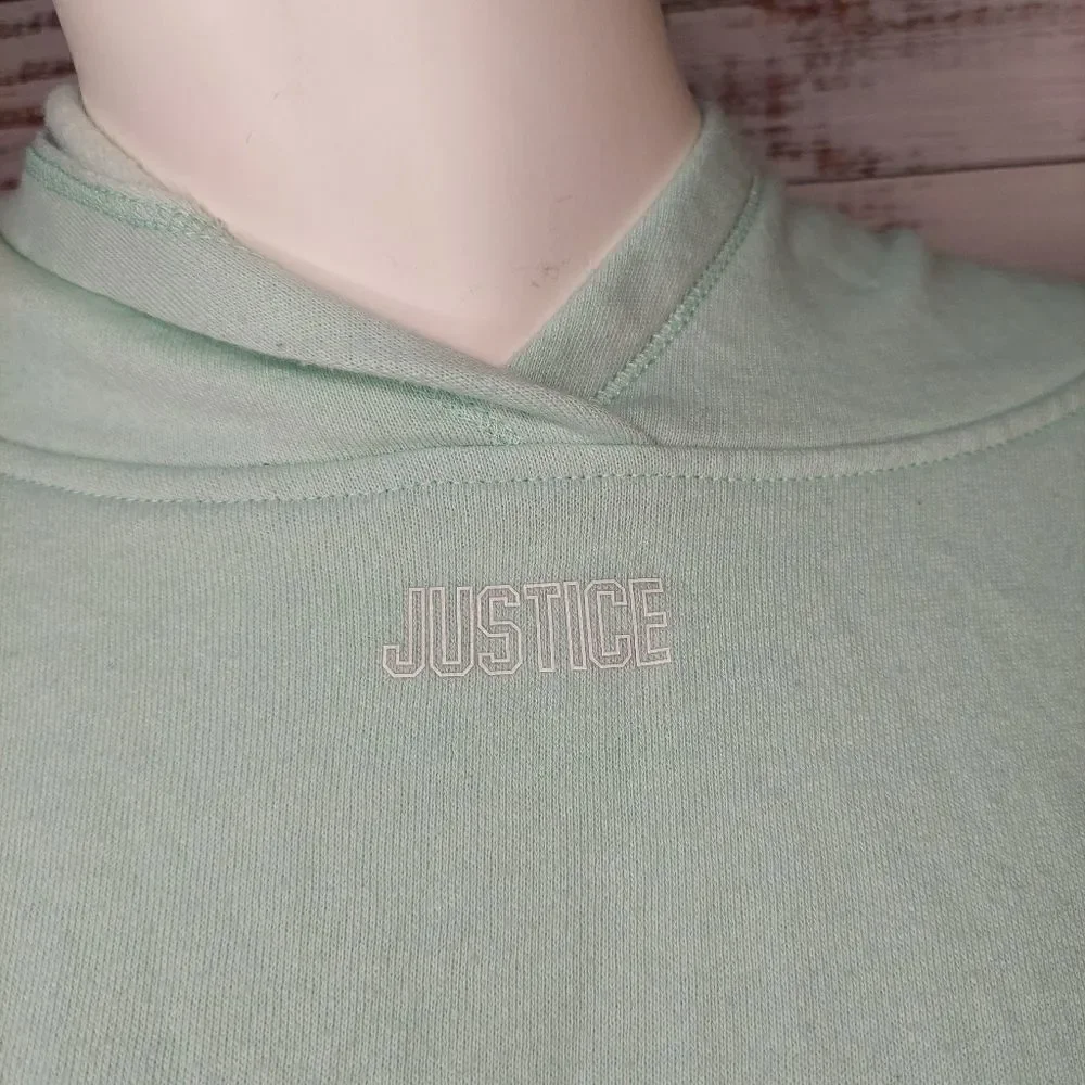 Kids Girls Pullover Short Cut Hoddie with Drawstring - Picture 8 of 11